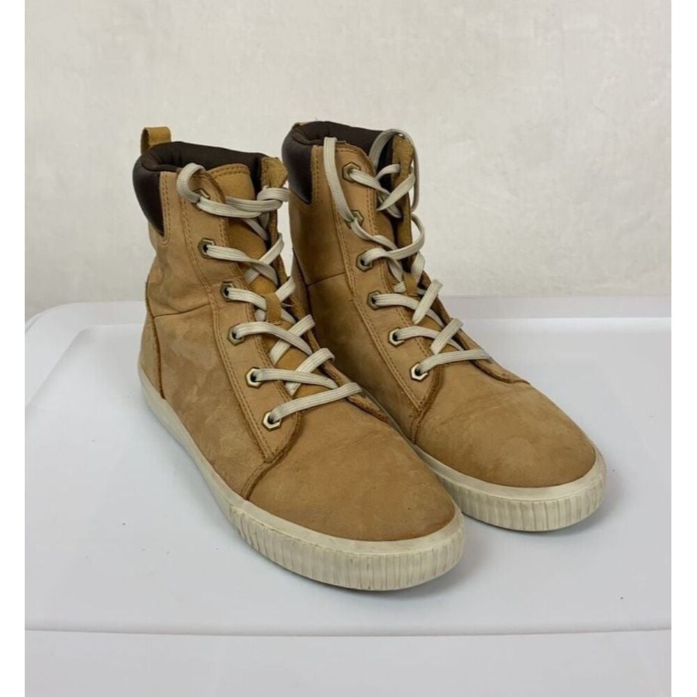 Timberland Women's A2C3S High Top Sneakers Wheat Size 9
